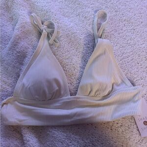 Small white bikini top
